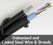 Galvanized and Coated Steel Wire & Strands